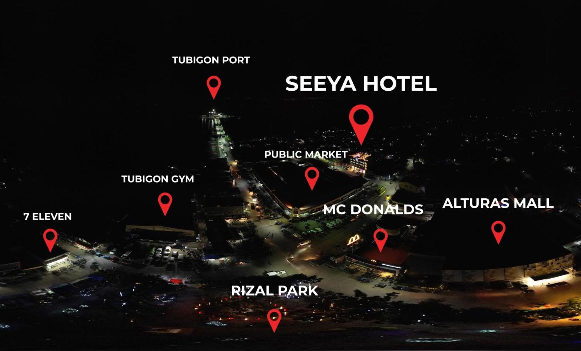 Seeya Hotel Tubigon Kültér fotó
